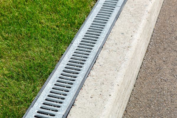 Courtyard Drain Installation in Lehi